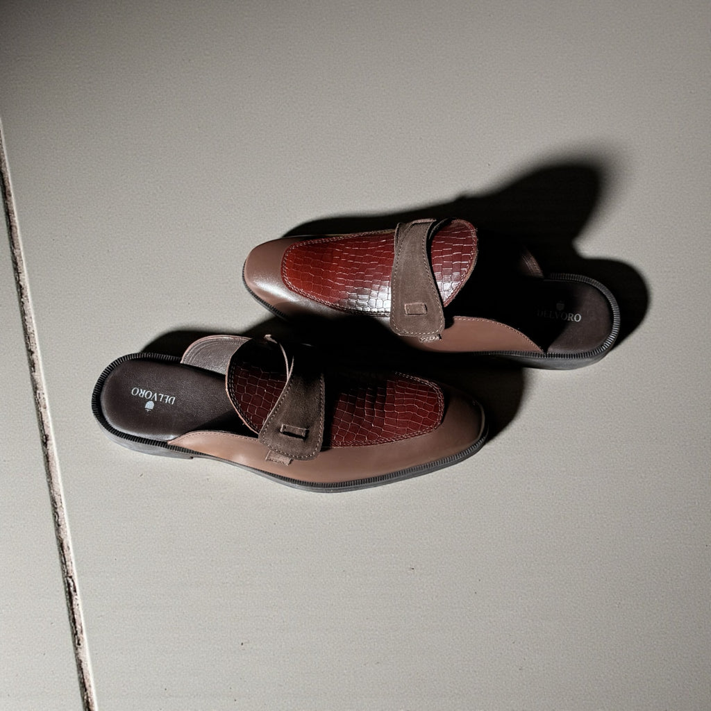 Lucento Cherry - Premium Patent Detail Mule