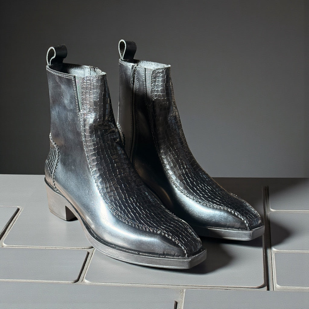 Phantom Black - Premium Long Chelsea Boots