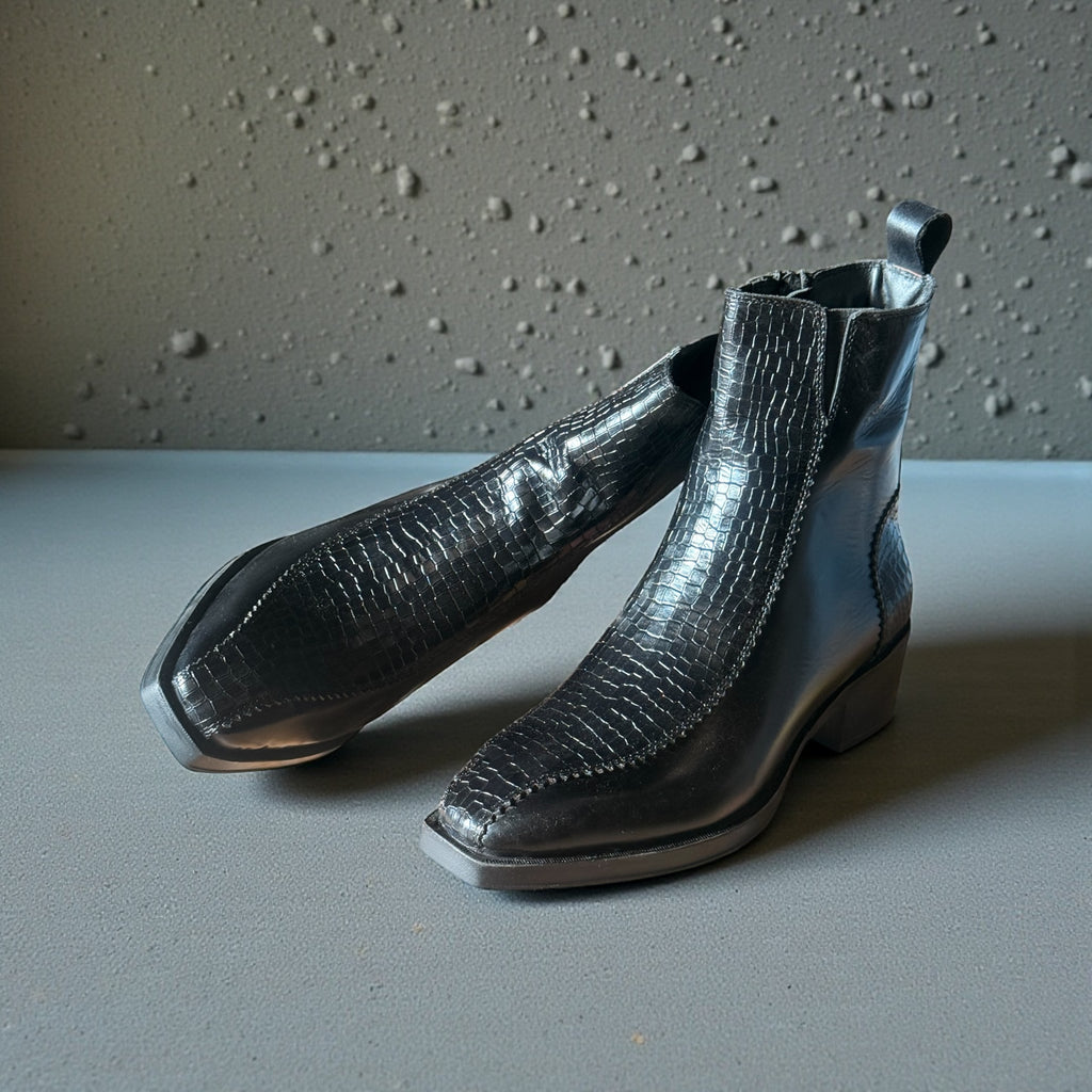 Phantom Black - Premium Long Chelsea Boots