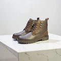 Vanguard brown - Premium Leather Lace Up Boots